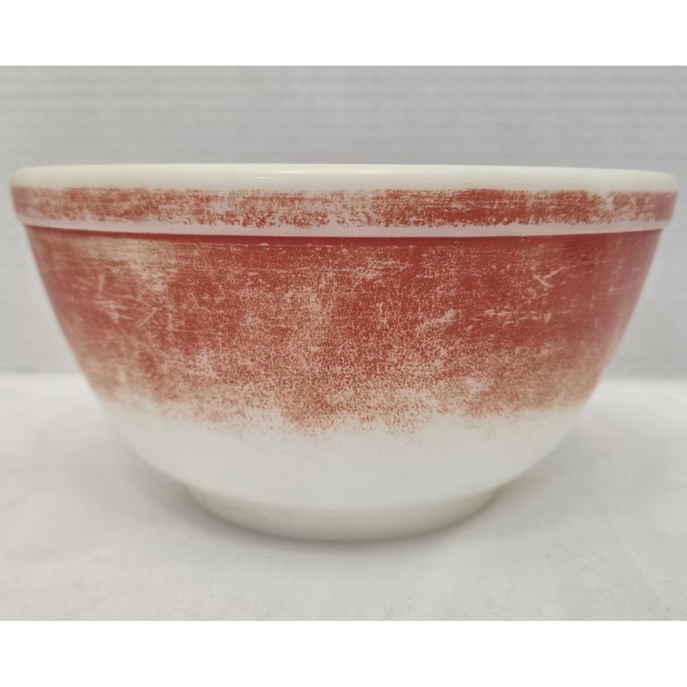 Pyrex Red #402 Vintage 1.5 Qt Mixing Nesting Bowl Rare B-13 Ovenware USA See Pic